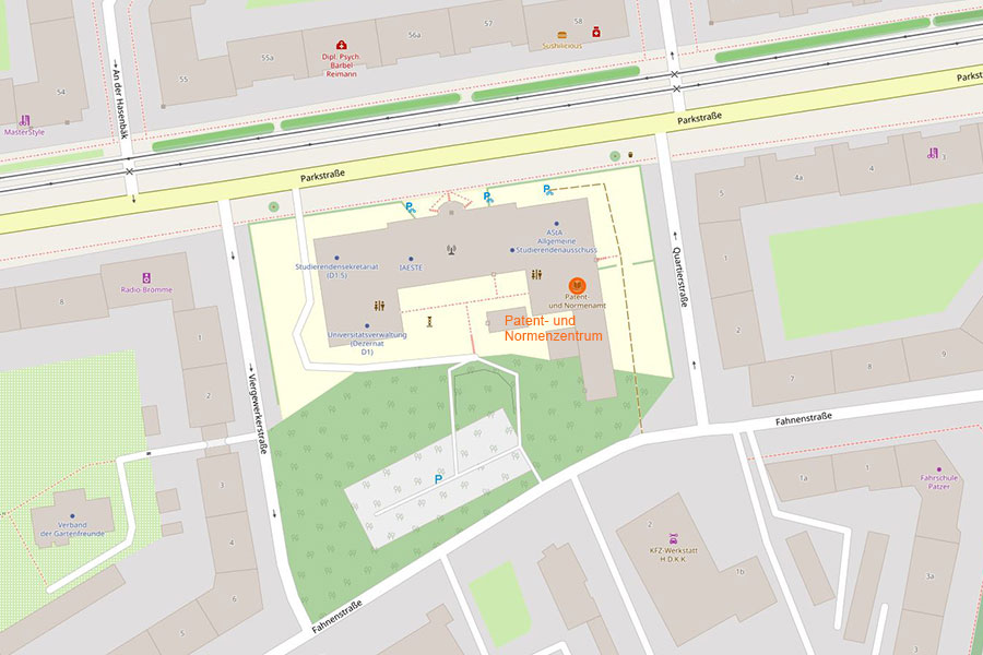 Map Centre for Patents and Standards