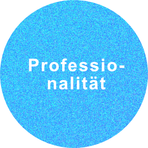 Zeigt den Wert Professionalität