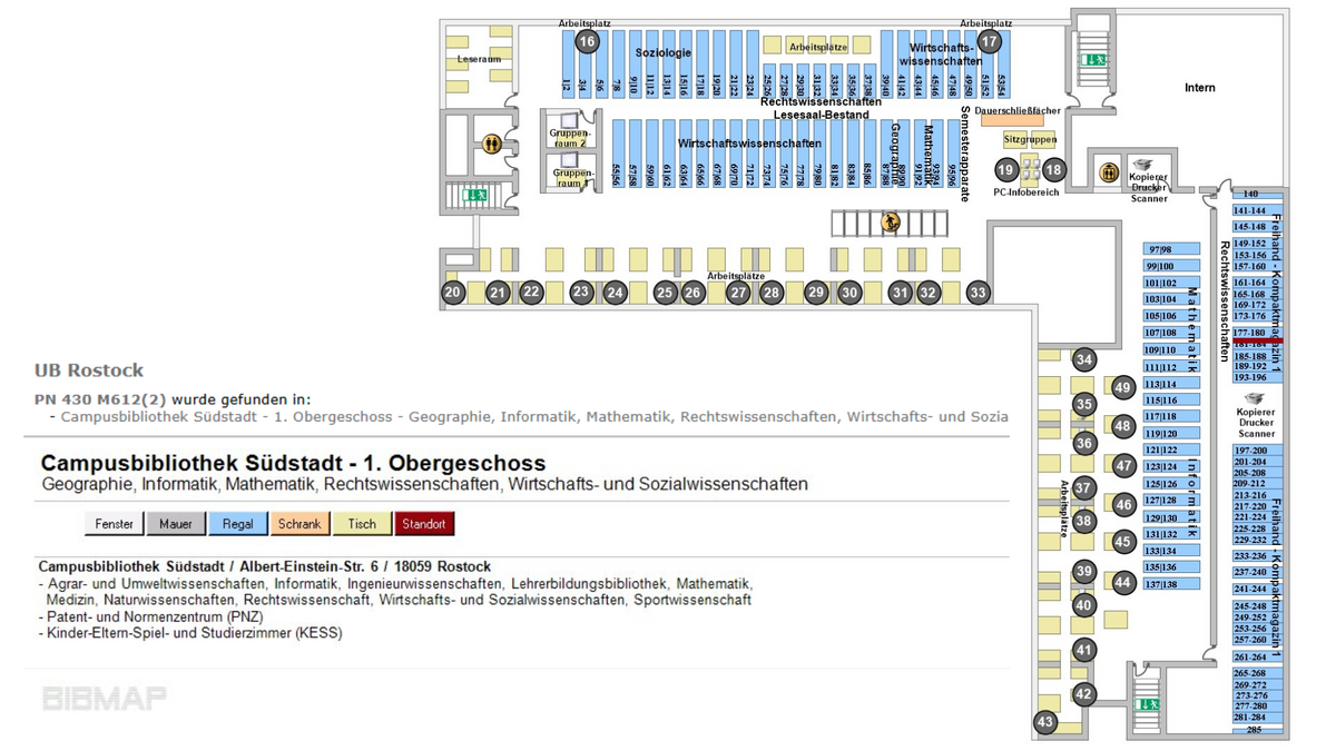 Standortanzeige Buch Standortanzeige Buch