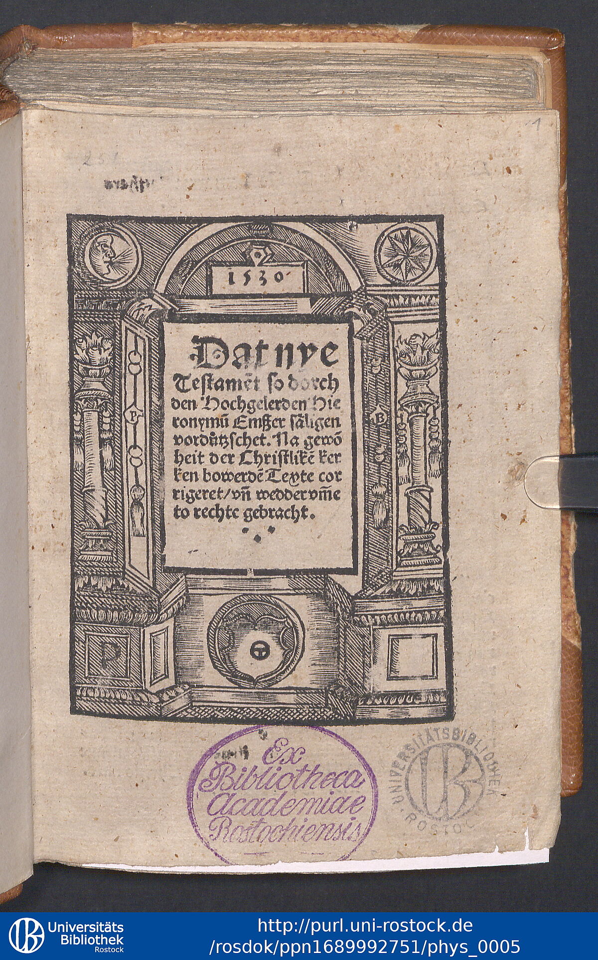 Das Neue Testament des Hieronymus Emser