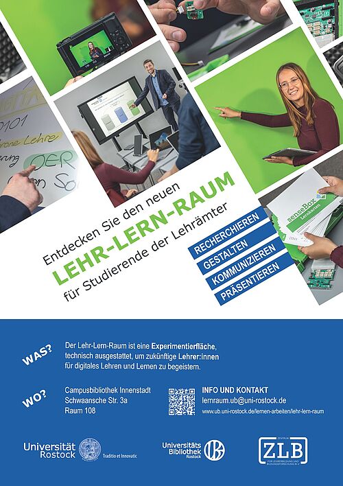 Info-Plakat zu den Veranstaltungen im Lehr-Lern-Raum 2023