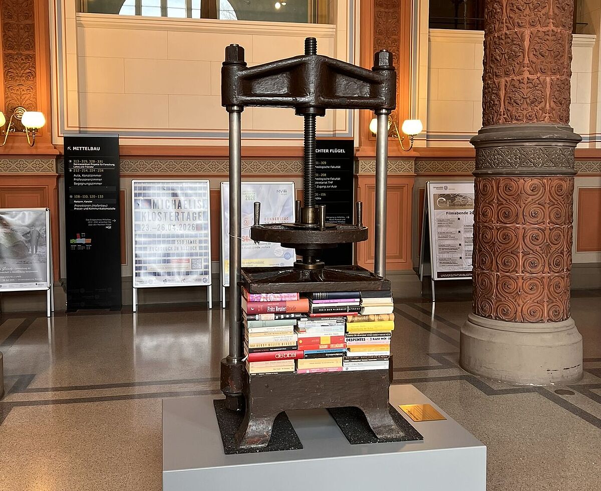 Ausstellung "Bücher unter Druck"